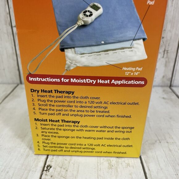 Cara Heating Pad with Select Heat Moist/ Dry - Brand New - Picture 4 of 5